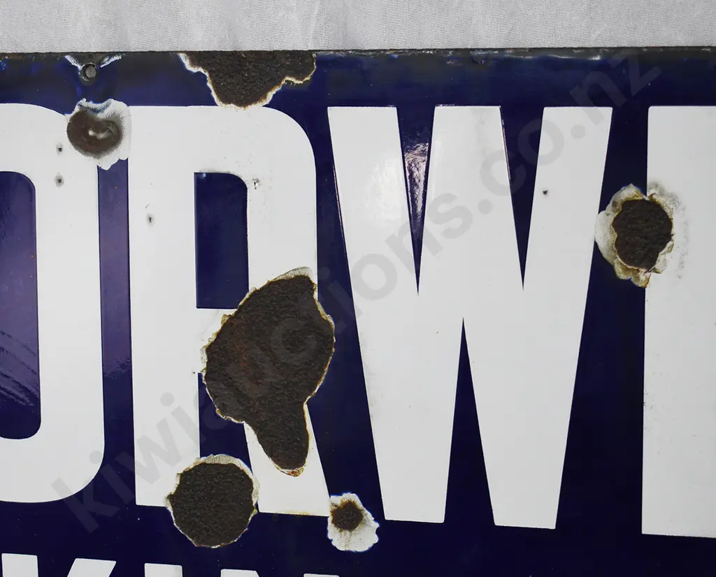 BORWICK ENAMEL SIGN Image 1++