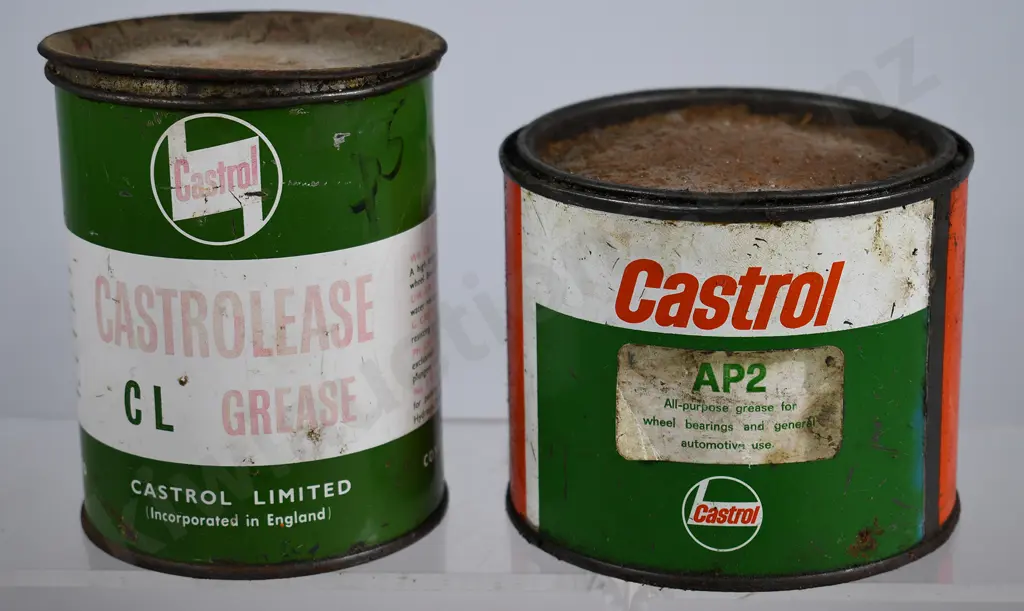 CASTROL OIL/GREASE TINS Image 1++