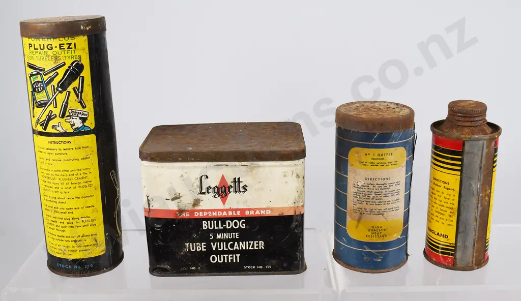 ASSORTED REPAIR KIT & OTHER TINS Image 1++