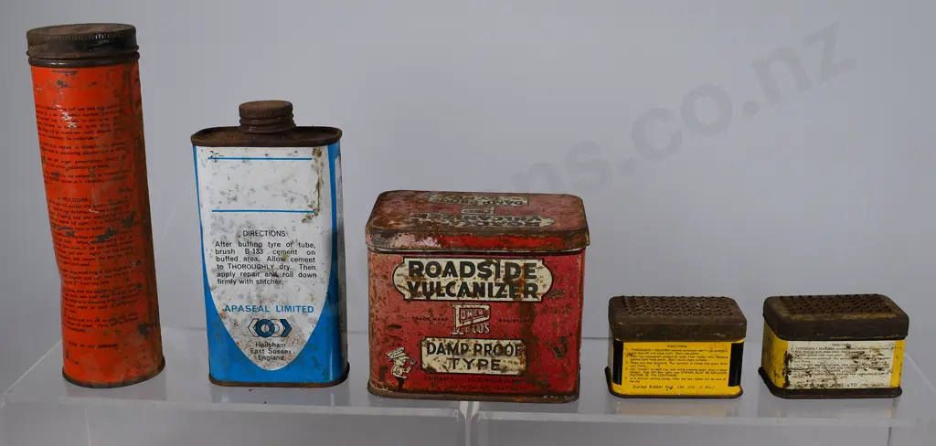 ASSORTED REPAIR KIT & OTHER TINS Image 1++
