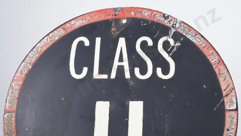 CLASS I & II TIN SIGNS Image 1++