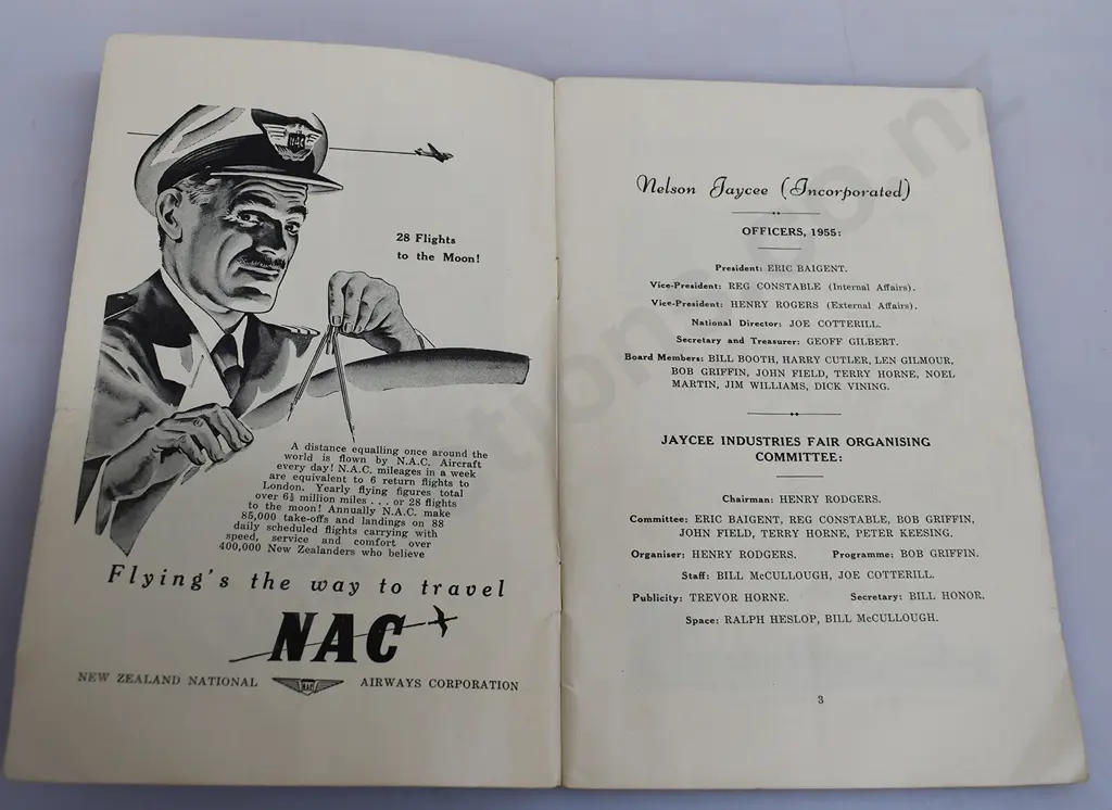 NELSON INDUSTRIES FAIR BOOKLET, 1955 Image 1++