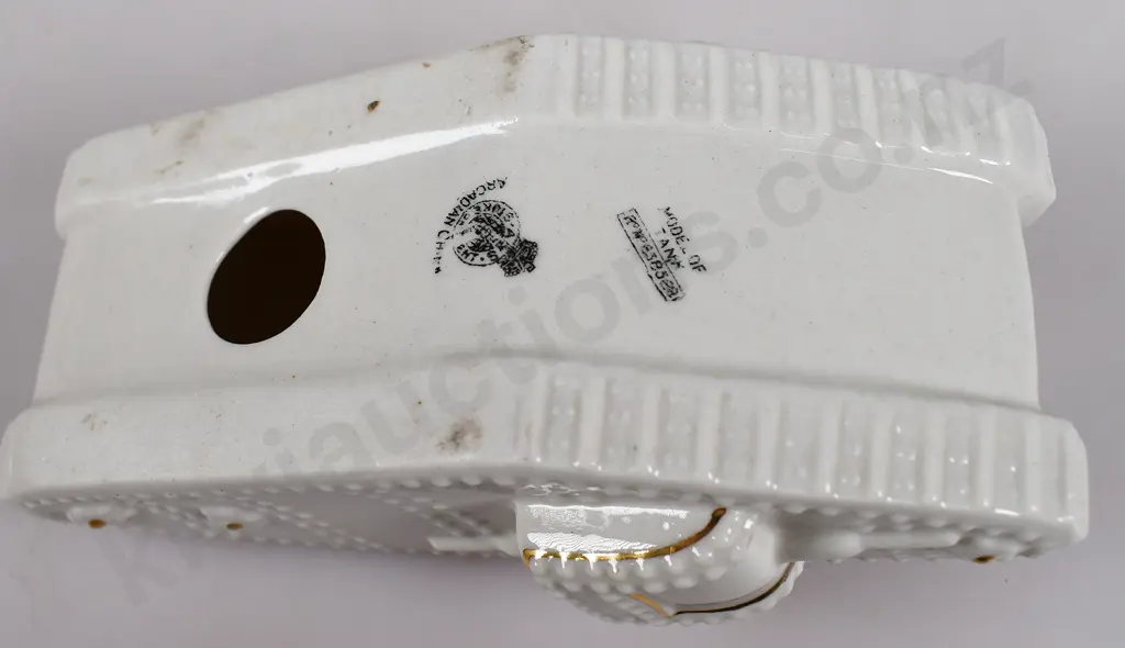 CRESTED WARE TANK & WARSHIP Image 1++