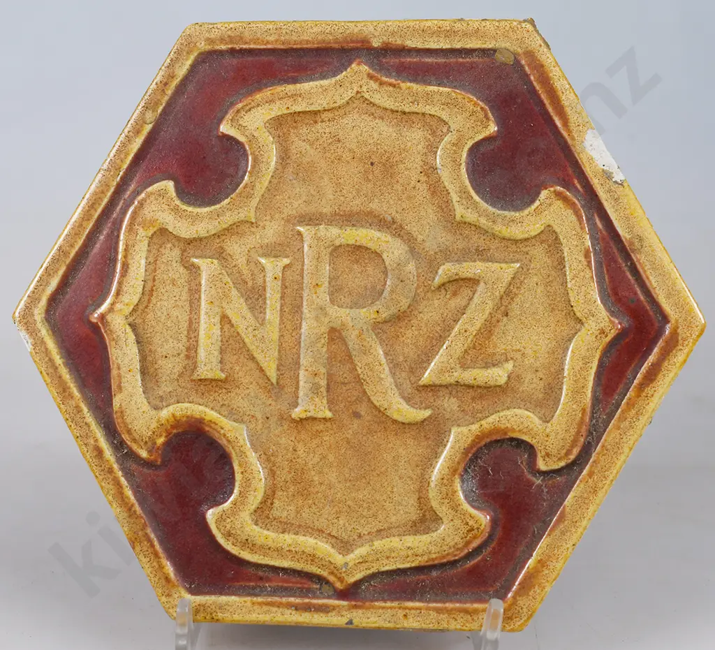 NZR RAILWAYS STATION CERAMIC TILE Image 1++