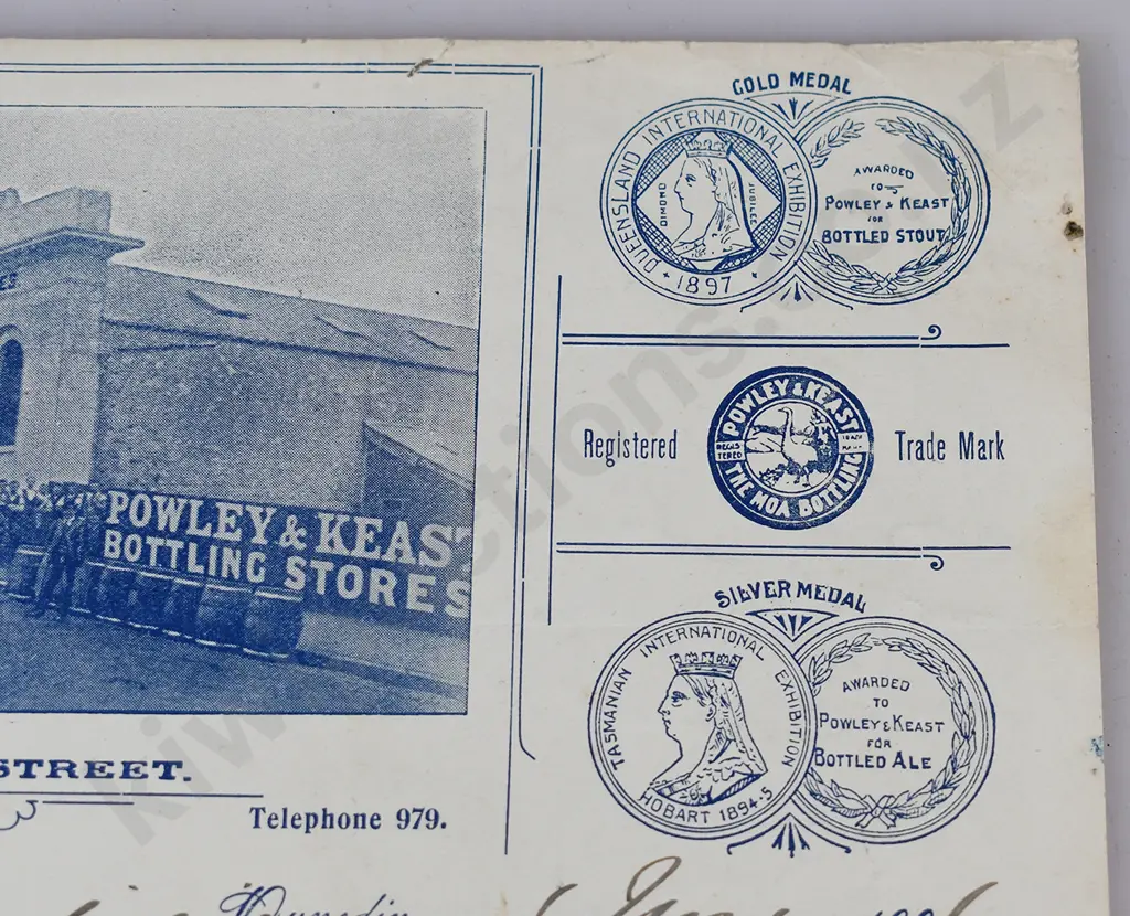POWLEY & KEAST, STRACHAN DUNEDIN INVOICES Image 1++
