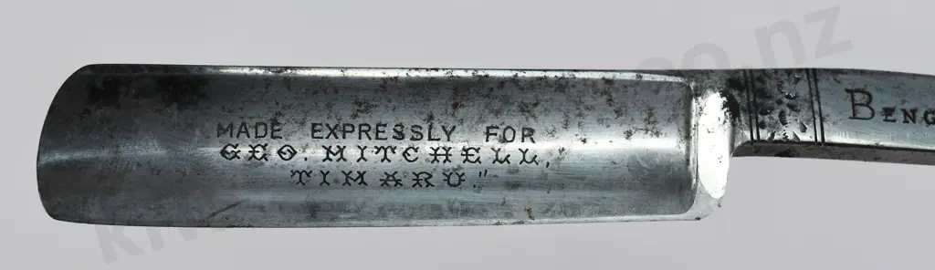 ADVERTISING CUT THROAT RAZOR TIMARU Image 1++
