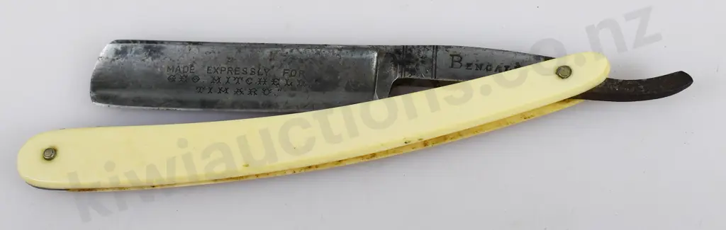 ADVERTISING CUT THROAT RAZOR TIMARU Image 1++