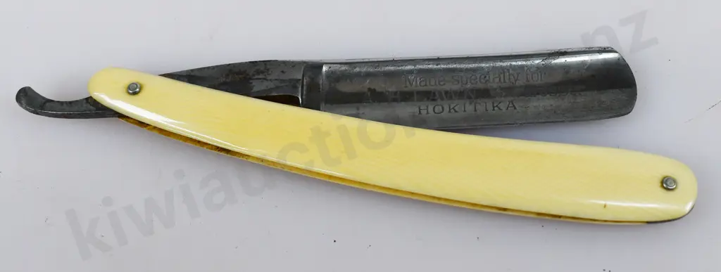 ADVERTISING CUT THROAT RAZOR HOKITIKA Image 1++