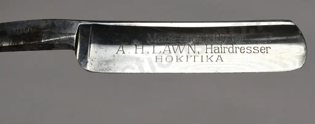 ADVERTISING CUT THROAT RAZOR HOKITIKA Image 1++