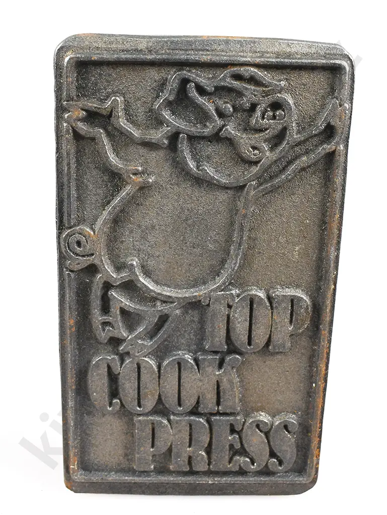 CAST IRON LITTLE STAR APPLE PEELER & TOP COOK PRESS Image 1++