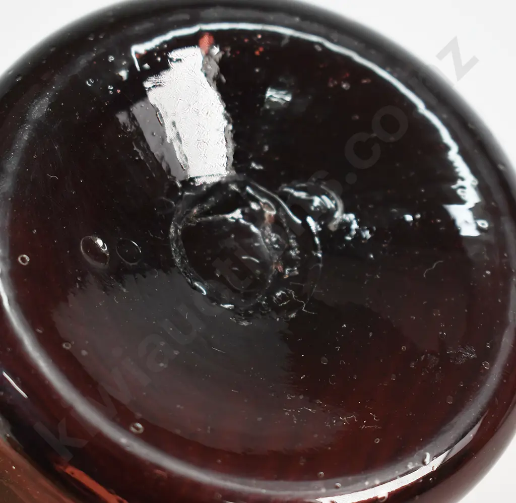 AMERICAN PONTILLED CONDIMENT BOTTLE c1820 Image 1++