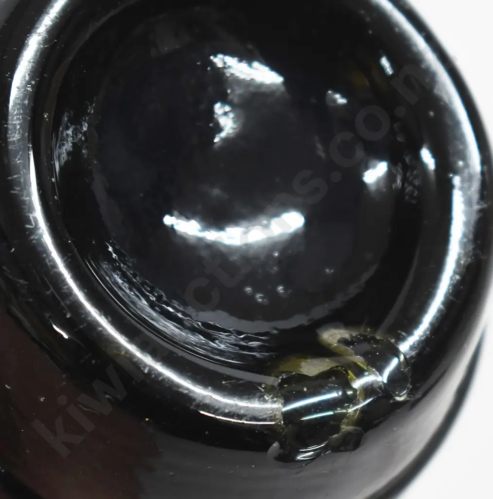 VICTORIAN GLASS HONEY/MUSTARD POT Image 1++