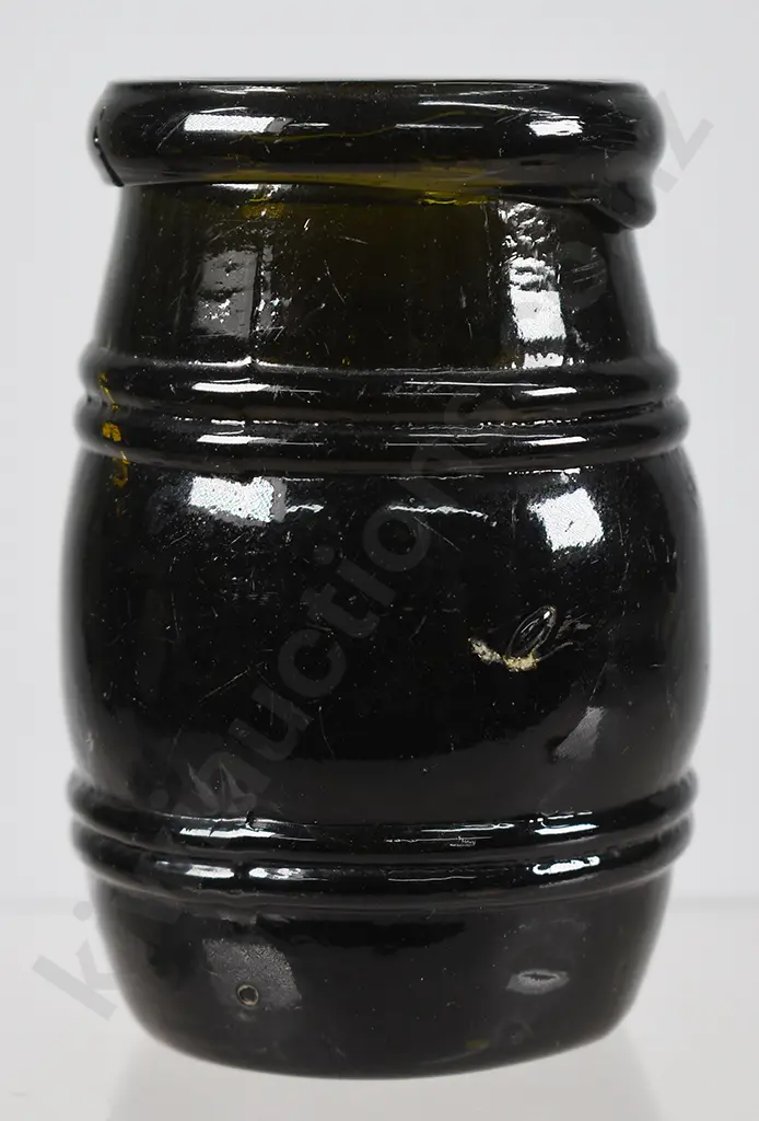 VICTORIAN GLASS HONEY/MUSTARD POT Image 1++