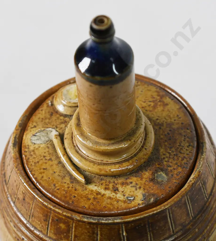 H ROBINSON 1875 STONEWARE BARREL Image 1++