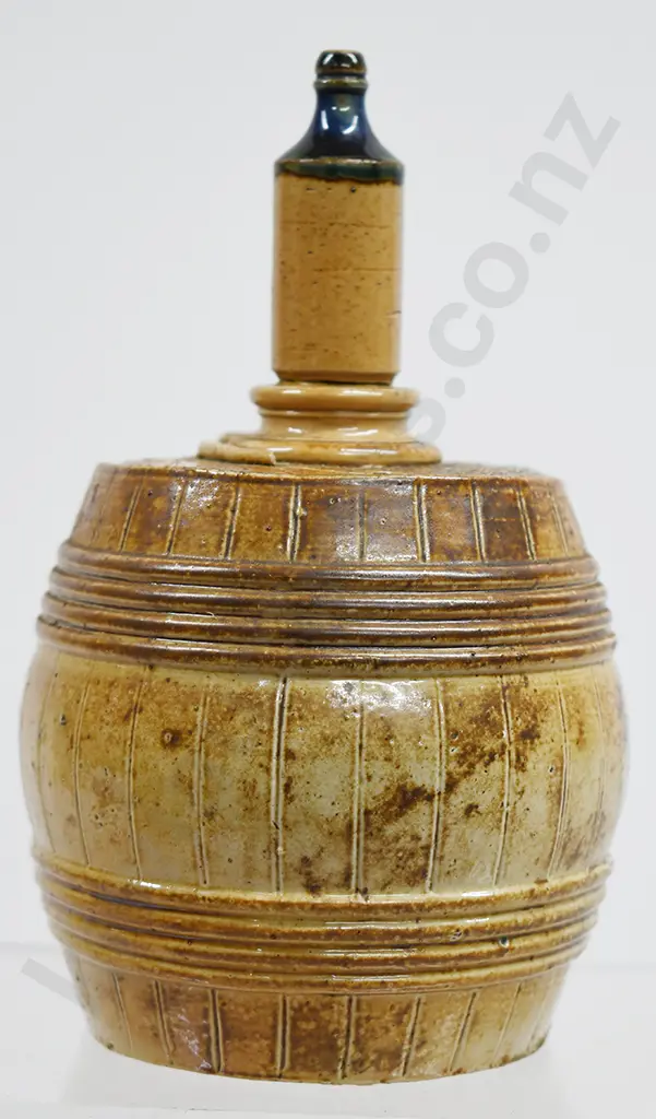 H ROBINSON 1875 STONEWARE BARREL Image 1++