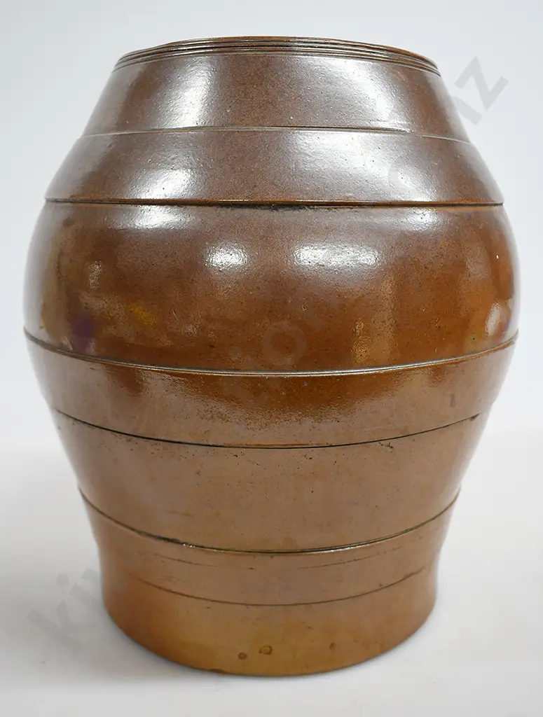 EARLY STONEWARE SPIRITS BARREL Image 1++