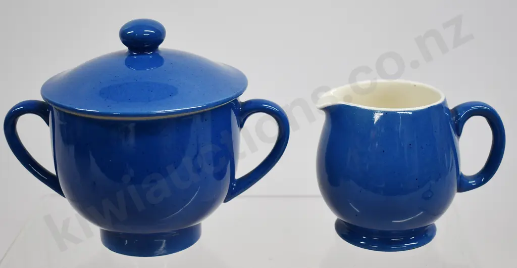 MOORCROFT SUGAR BOWL & CREAM JUG Image 1++