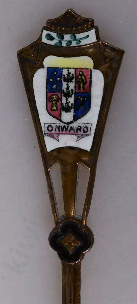 NEW ZEALAND EXHIBITION ENAMEL SPOONS Image 1++