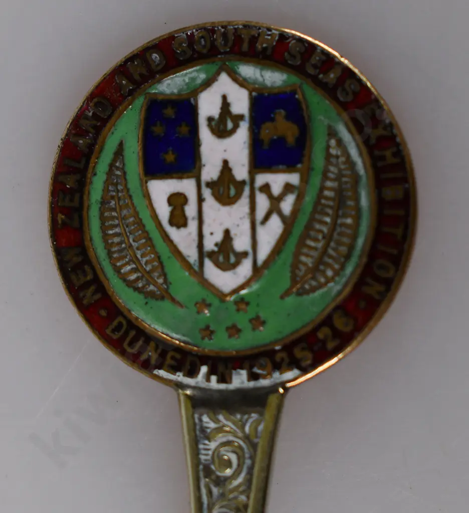 NEW ZEALAND EXHIBITION ENAMEL SPOONS Image 1++