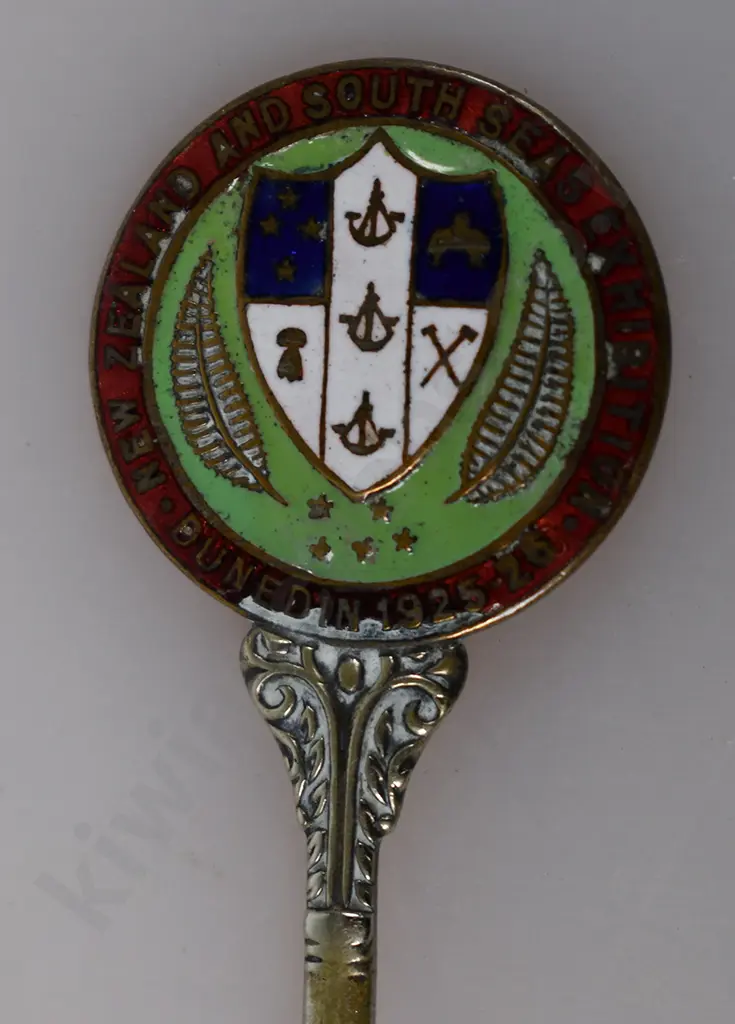 NEW ZEALAND EXHIBITION ENAMEL SPOONS Image 1++