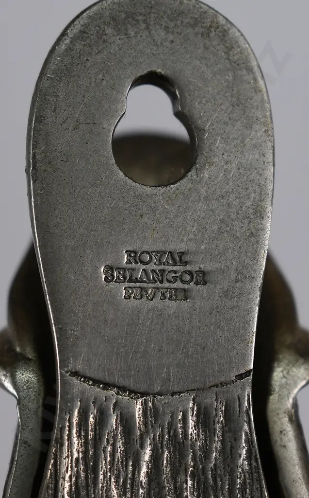 DUCK BILL PEWTER PAPER HOLDER CLIP Image 1++