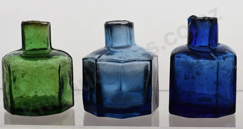 BLUE & GREEN OCTAGONAL INKS Image 1++