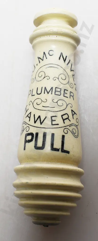 McNIVEN PLUMBER HAWERA TOILET PULL Image 1++