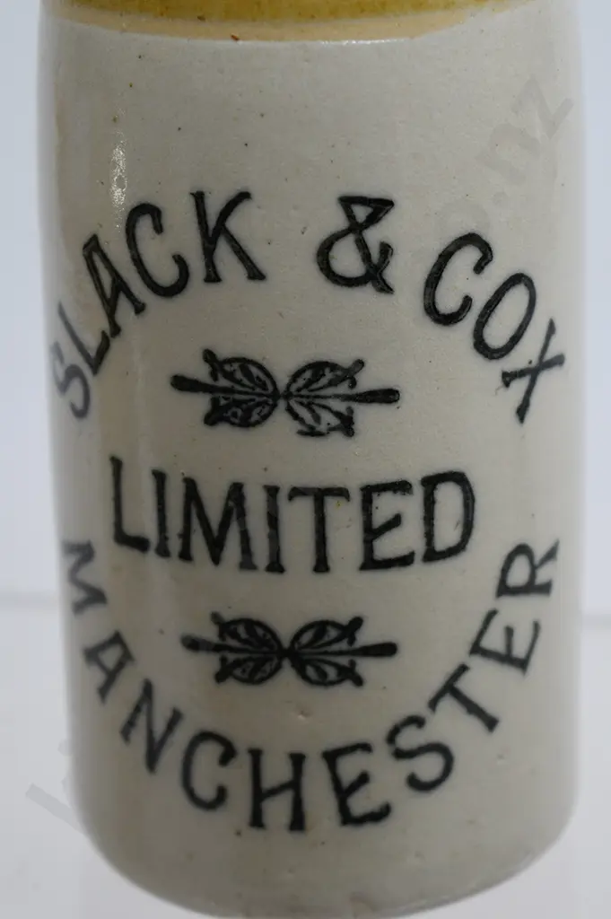 PETERS & OSBORNE NELSON, SLACK & COX MANCHESTER STONEWARE BOTTLES Image 1++