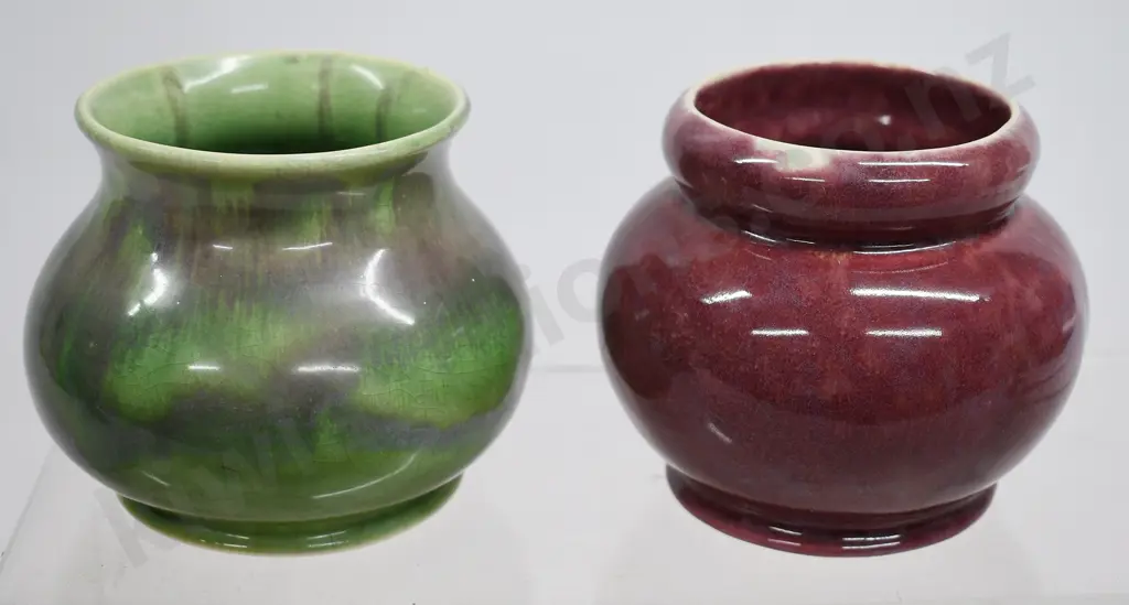 CROWN LYNN AMBRICO VASES NUMBER 10, 21 Image 1++