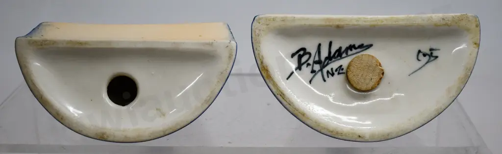 BRENDAN ADAMS POTTERY SALT & PEPPERS Image 1++
