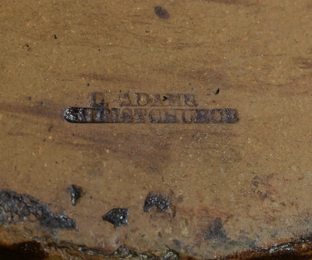 LUKE ADAMS CHRISTCHURCH LIDDED STORAGE CROCK Image 1++