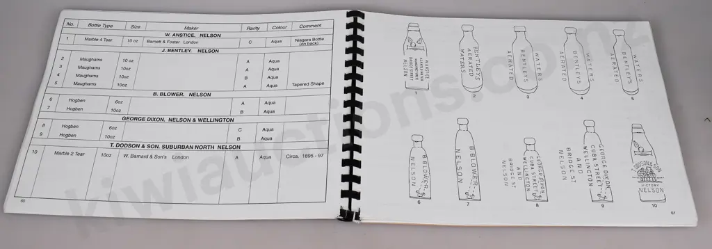 A HISTORY OF NELSON'S EARLY MANUFACTURERS- ROB PACKER BOOK Image 1++