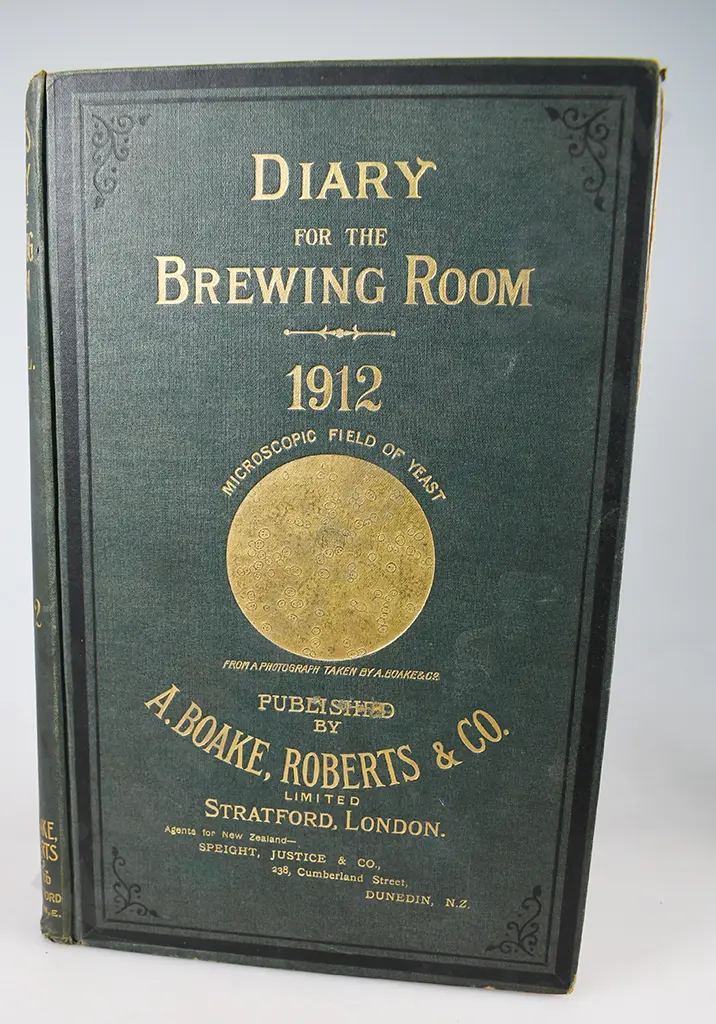 DIARY FOR THE BREWING ROOM, 1912 BOOK Image 1++