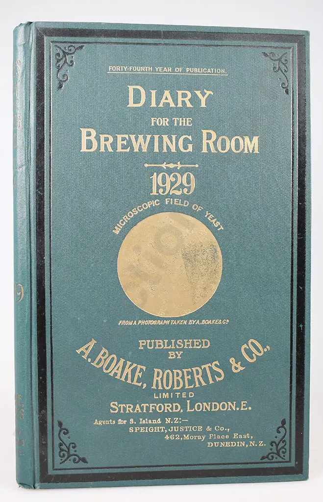 DIARY FOR THE BREWING ROOM, 1929 BOOK Image 1++