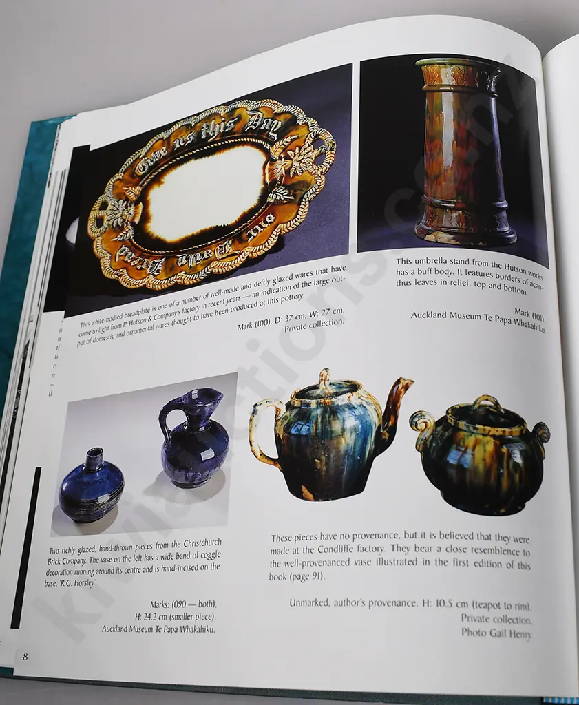 NEW ZEALAND POTTERY COMMERCIAL AND COLLECTABLE GAIL HENRY BOOK Image 1++