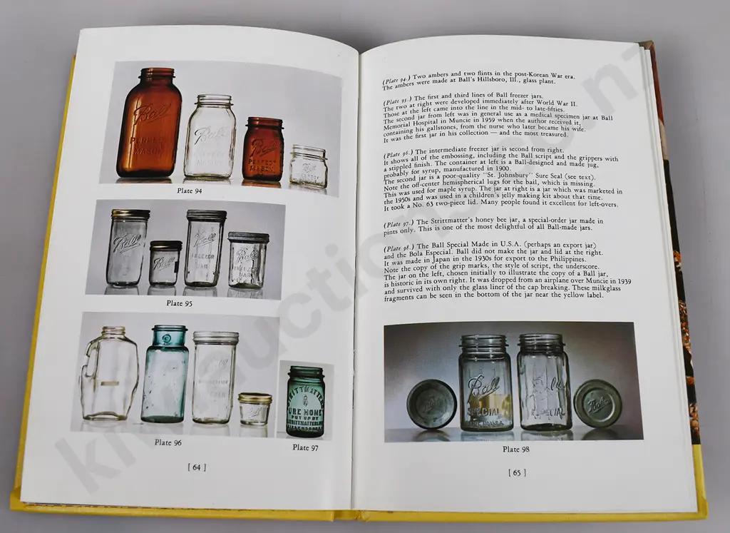 A COLLECTORS GUIDE TO BALL JARS, WILLIAM BRANTLEY Image 1++