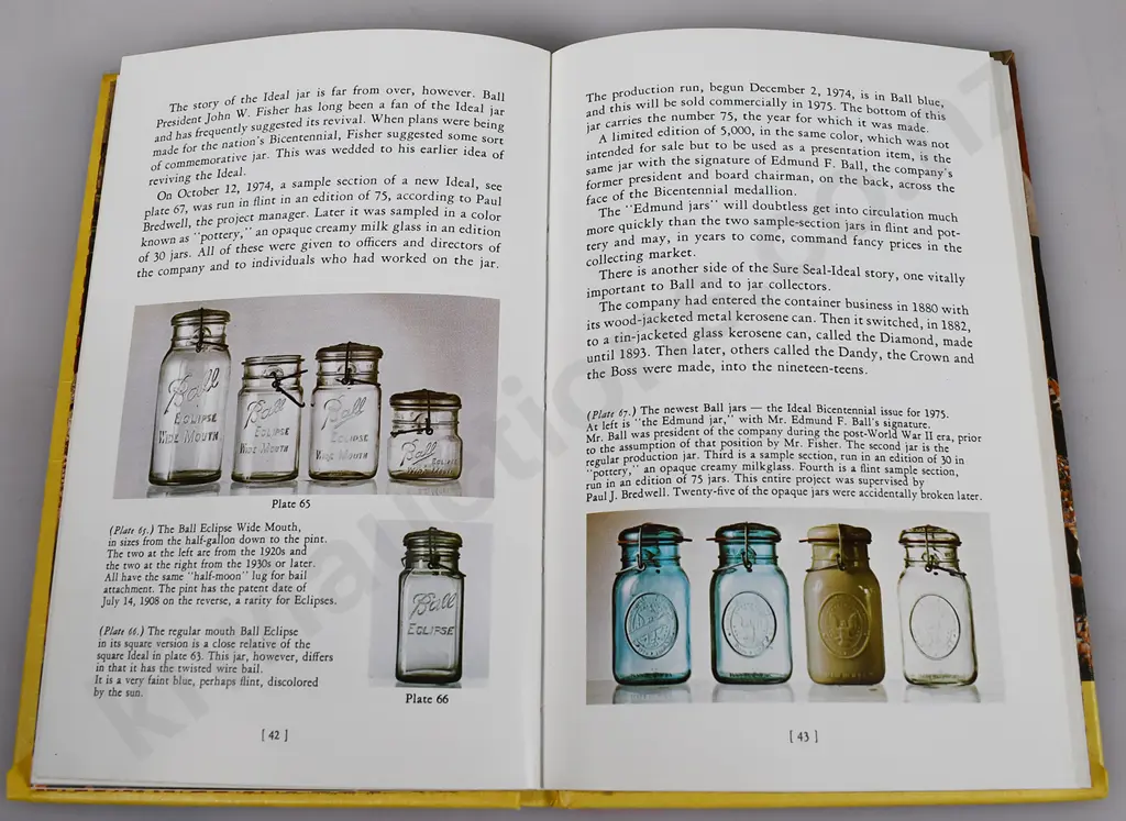 A COLLECTORS GUIDE TO BALL JARS, WILLIAM BRANTLEY Image 1++