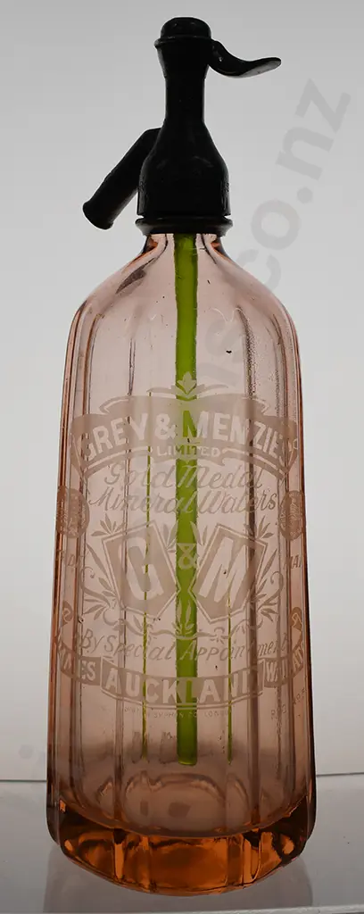 GREY & MENZIES AUCKLAND SODA SYPHON Image 1++