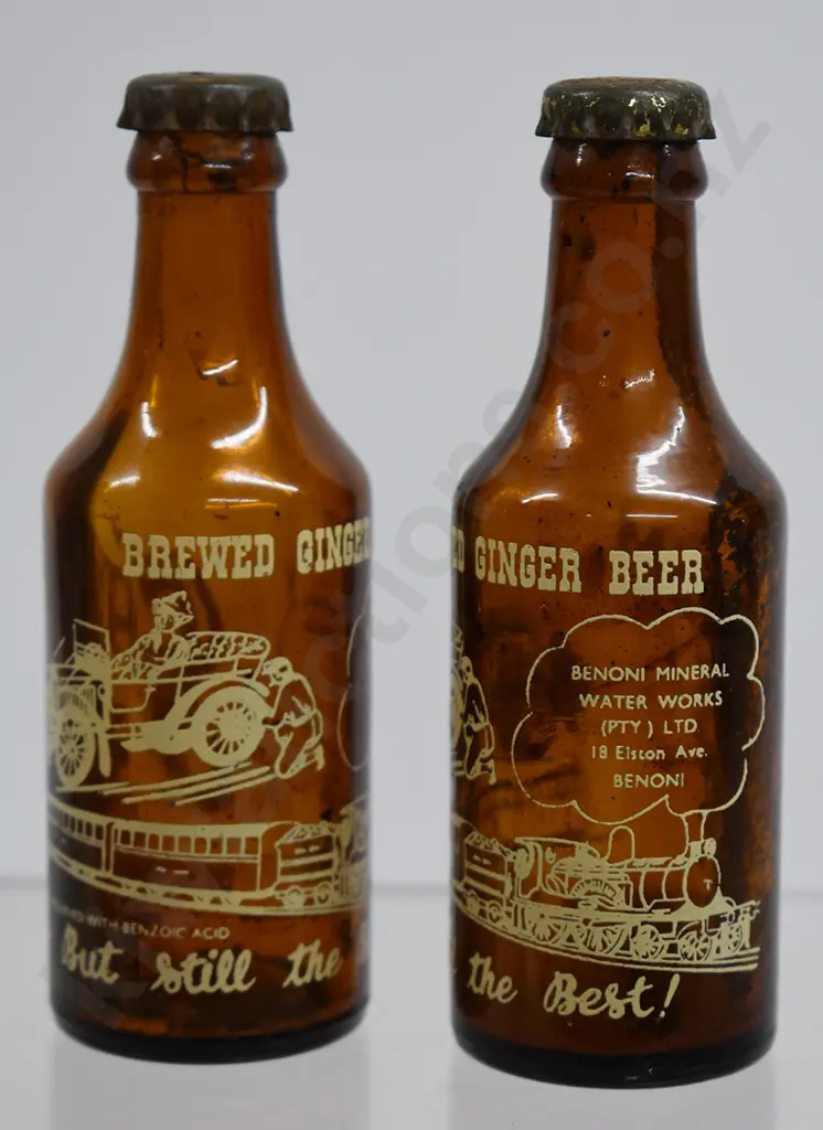 SOUTH AFRICAN SODA SYPHONS, MINIATURE BREWED GINGER BEERS Image 1++
