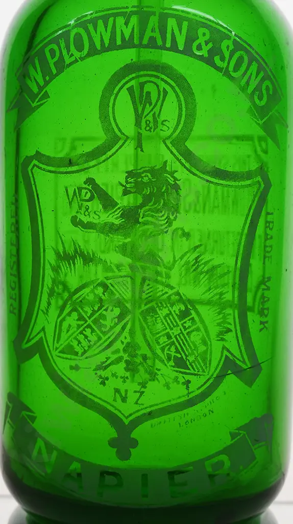 PLOWMAN NAPIER GREEN SODA SYPHON Image 1++