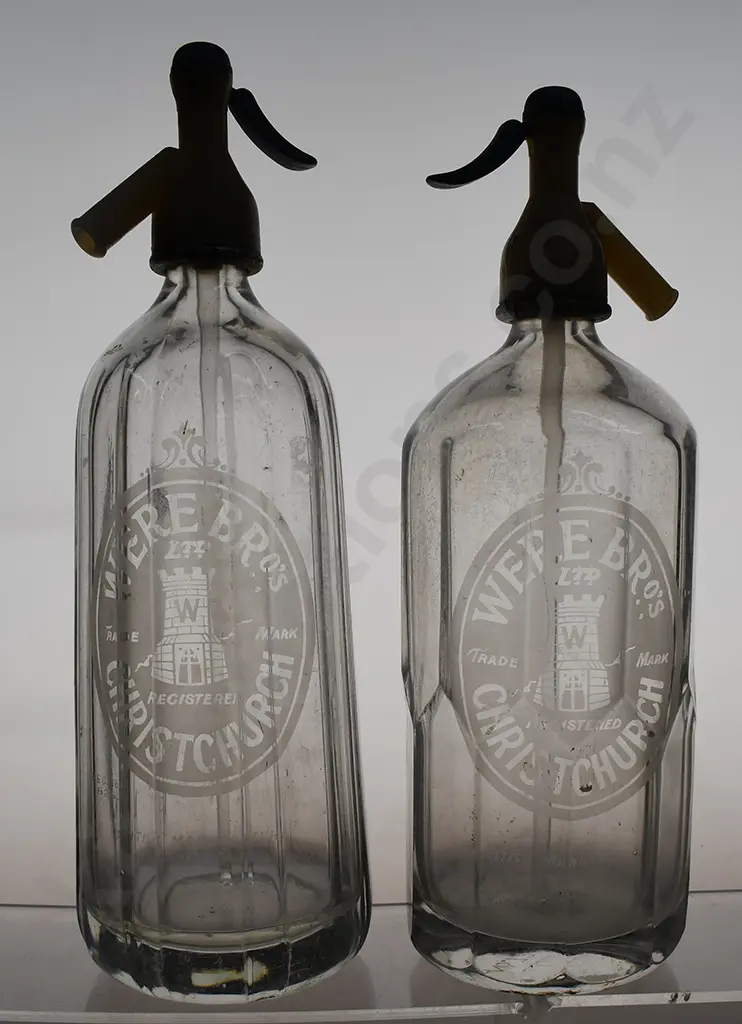 WERE BROS CHRISTCHURCH SODA SYPHONS Image 1++