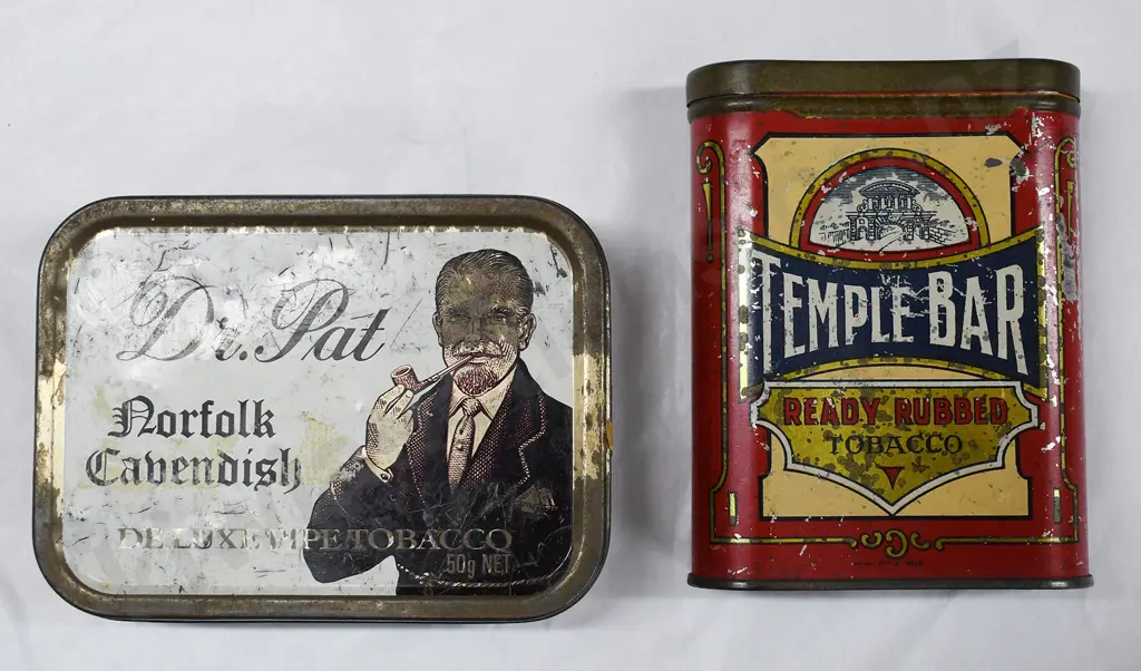 ASSORTED TOBACCO TINS Image 1++