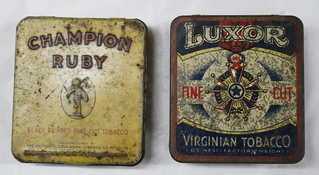 ASSORTED TOBACCO TINS Image 1++