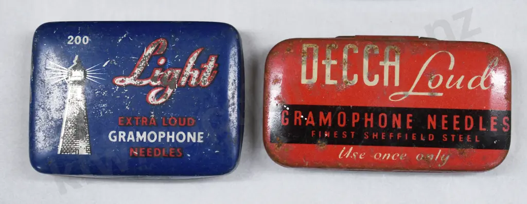 GRAMOPHONE NEEDLE TINS X 10 Image 1++