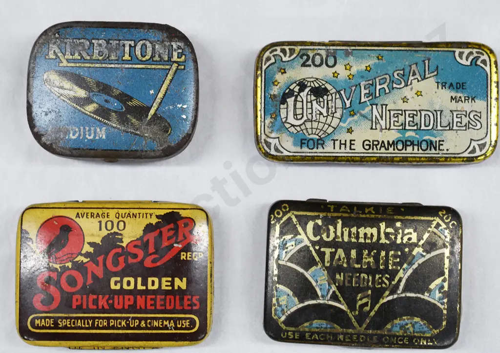 GRAMOPHONE NEEDLE TINS X 10 Image 1++
