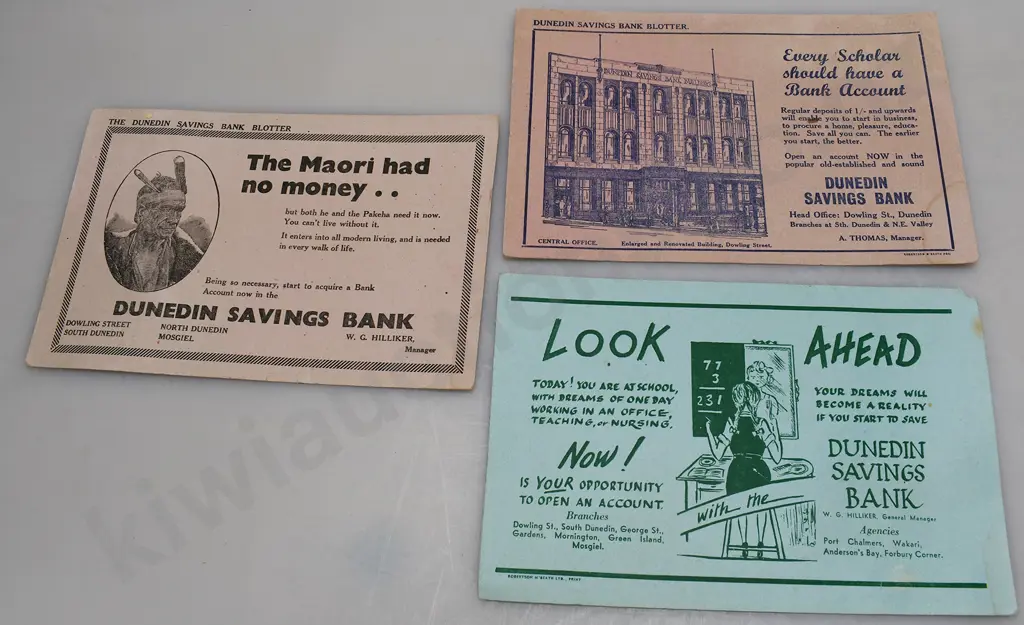 DUNEDIN SAVINGS BANK BLOTTERS Image 1++