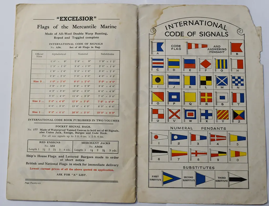 EXCELSIOR FLAGS BANNERS AND DECORATIONS TRADE CATALOGUE Image 1++