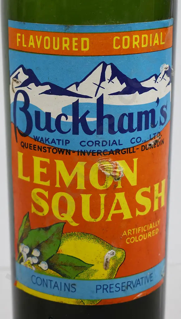 BUCKHAM'S QUEENSTOWN LEMON SQUASH Image 1++