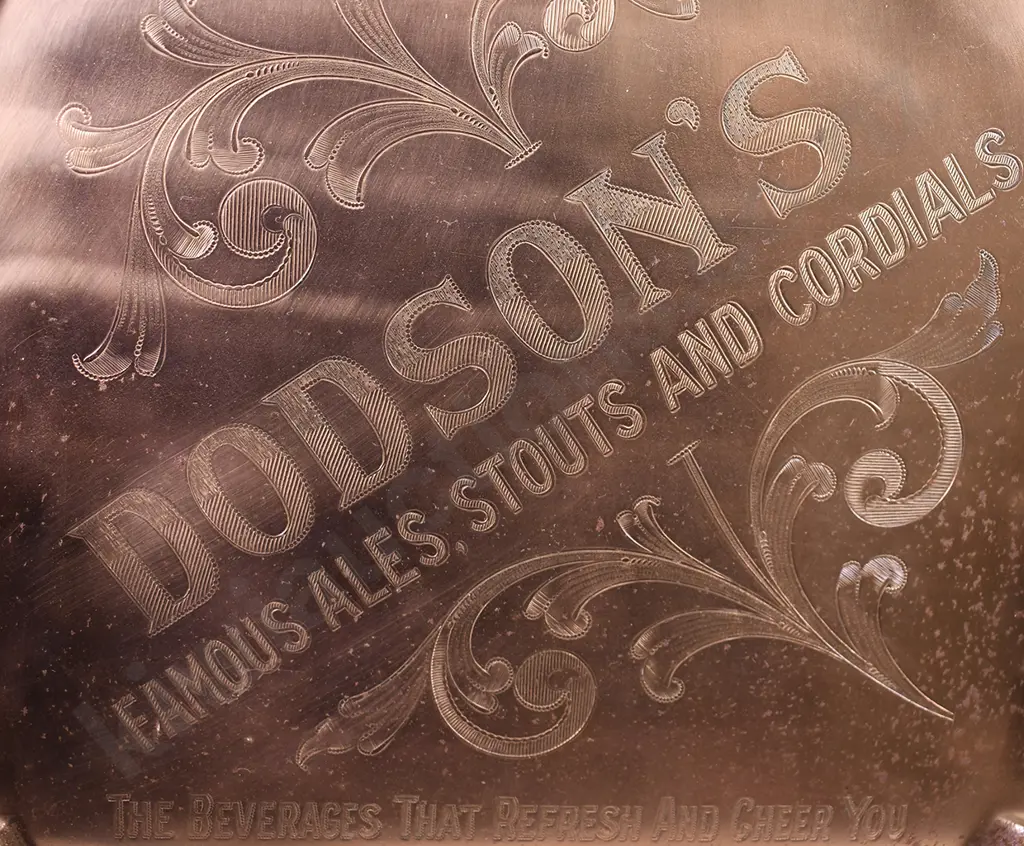 DODSONS ALES STOUTS AND CORDIALS SERVING TRAY Image 1++