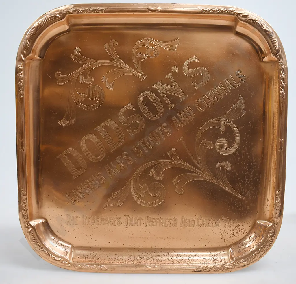 DODSONS ALES STOUTS AND CORDIALS SERVING TRAY Image 1++